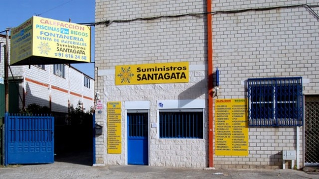 Suministros Santagata: venta on line de suministros piscinas, suministros calefaccion, suministros de jardineria, ferretería, fontaneria, almacen de suministros