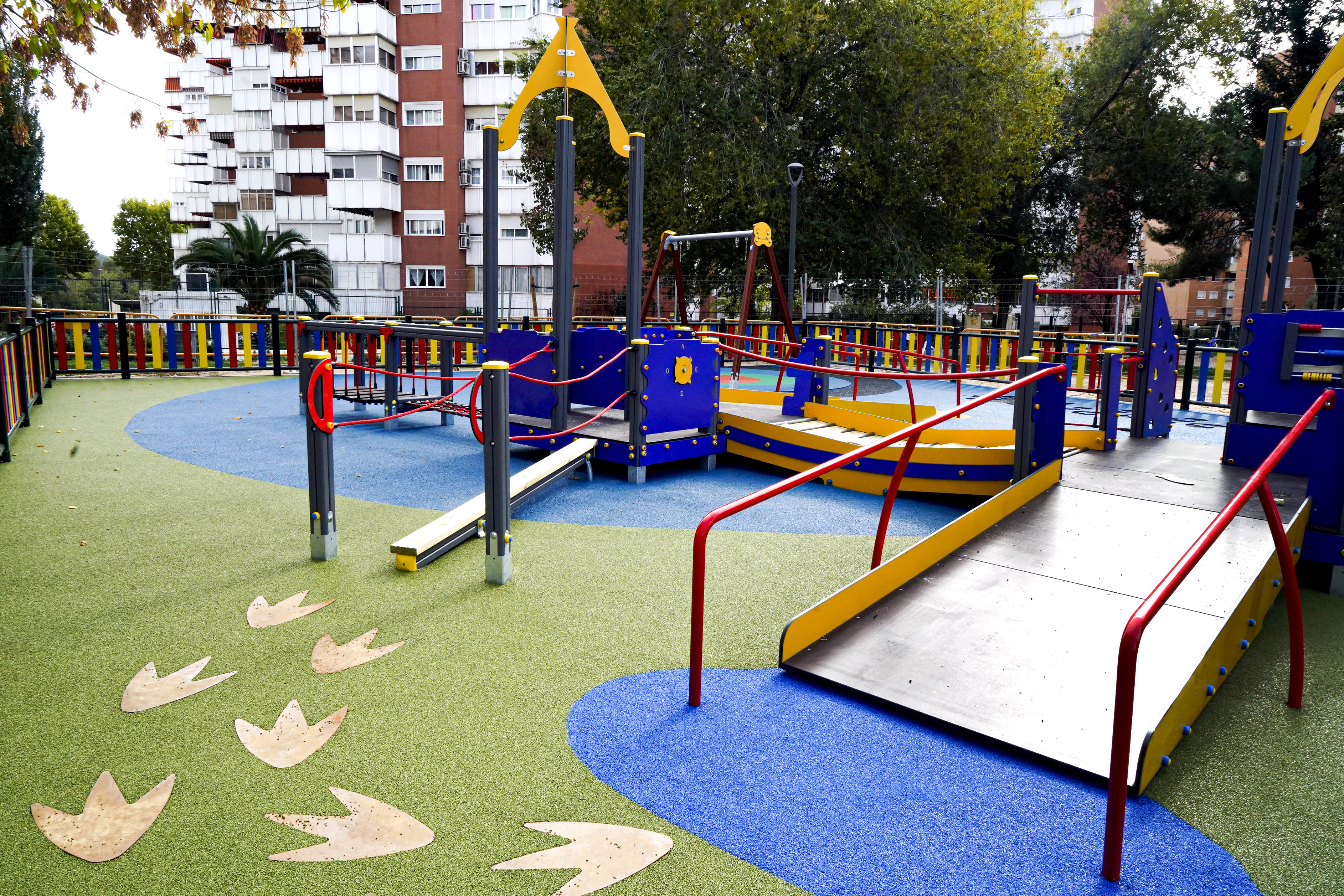 Primer parque infantil inclusivo completo en Móstoles