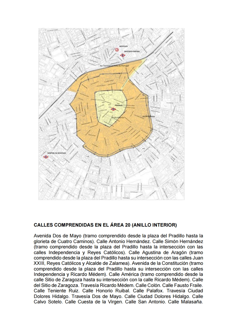 Móstoles cuenta ya con una zona de tráfico restringido dentro del protocolo anticontaminación