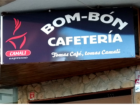Carta y Código Qr de Cafetería Bom-Bon en Móstoles