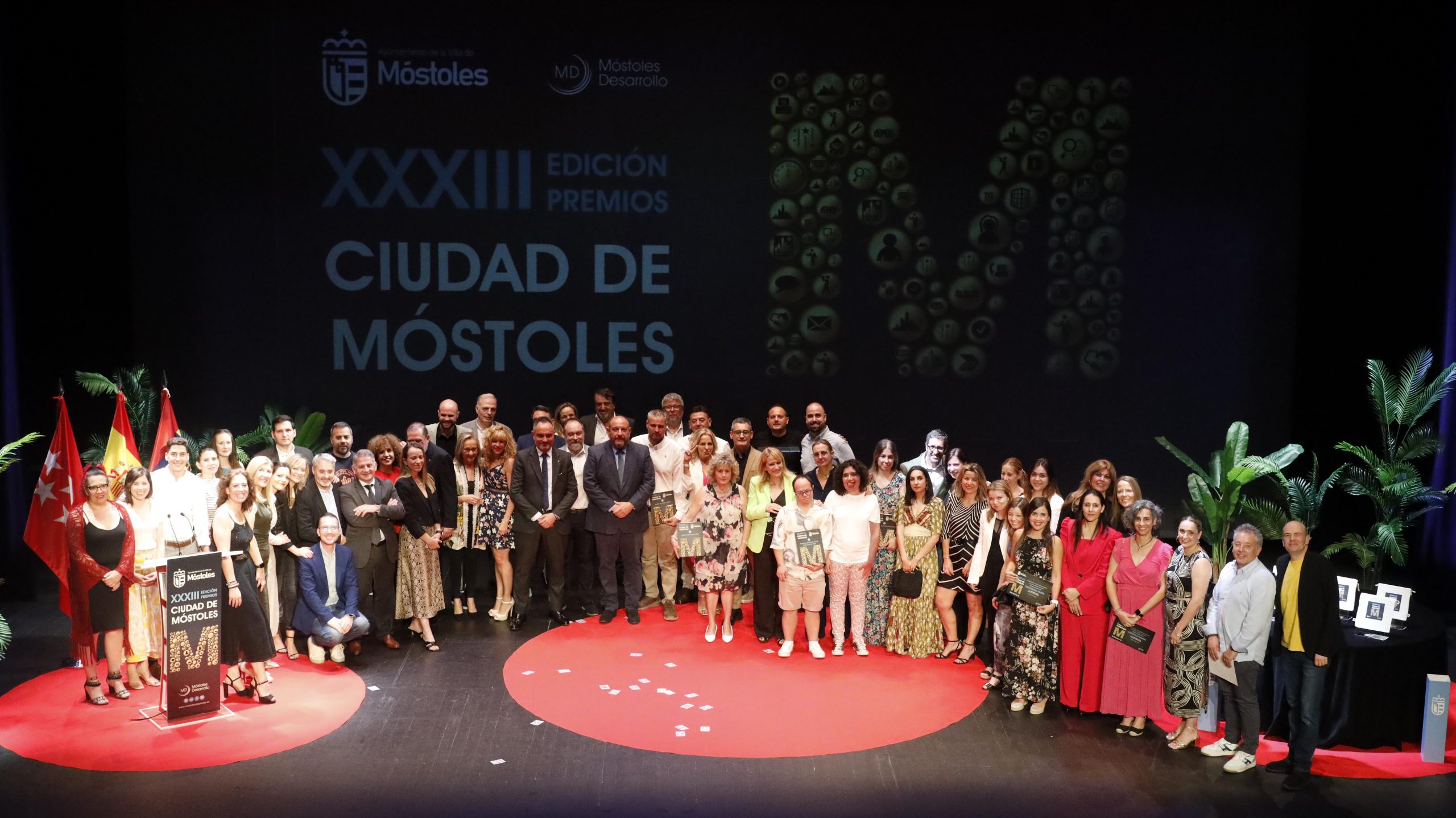 El Teatro del Bosque acogió la XXXIII edición de los Premios Ciudad de Móstoles 