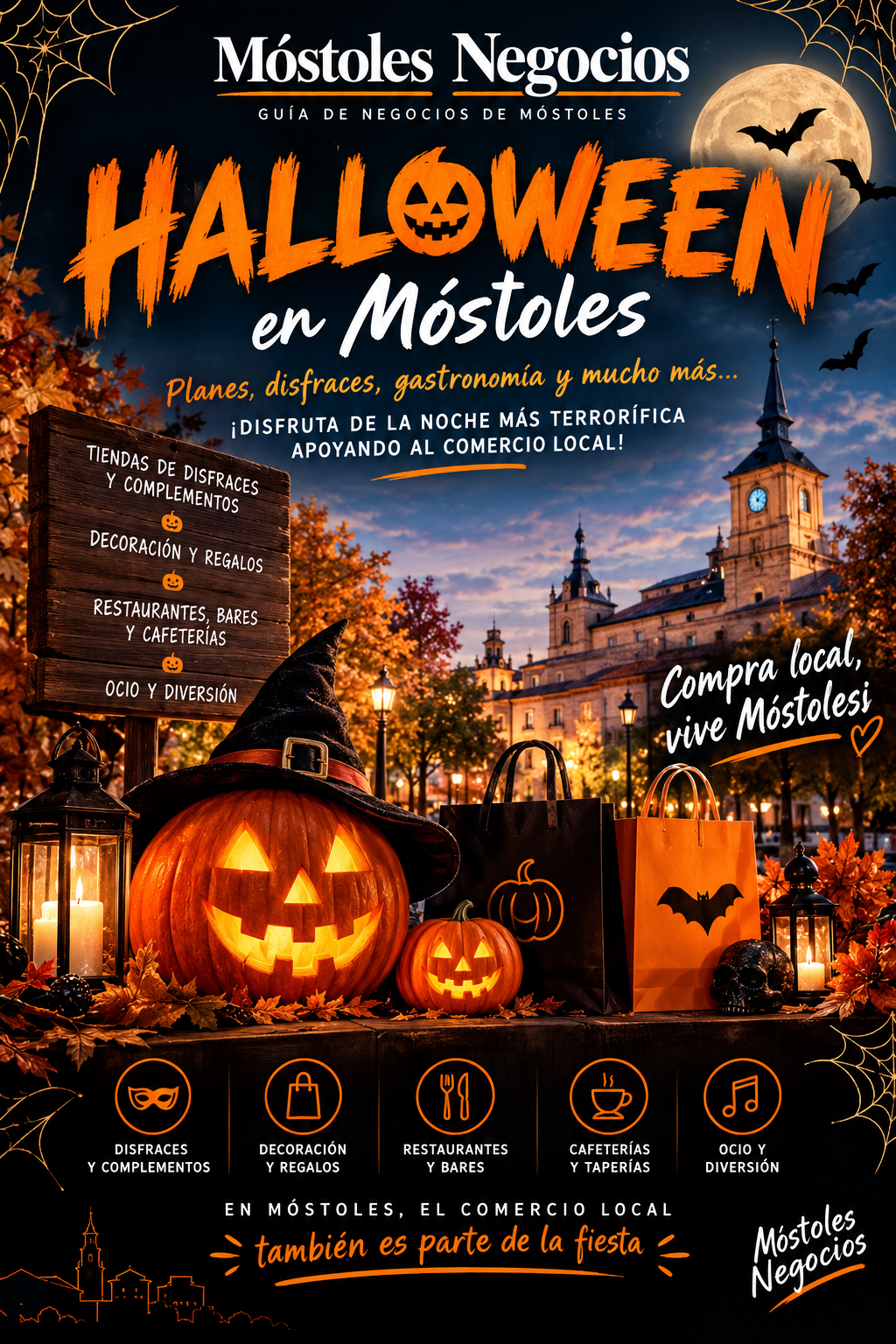 Halloween en Móstoles 2026: planes y comercio local